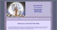Desktop Screenshot of getpaidwithbelle.com