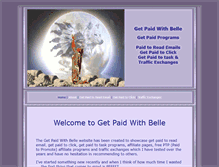 Tablet Screenshot of getpaidwithbelle.com
